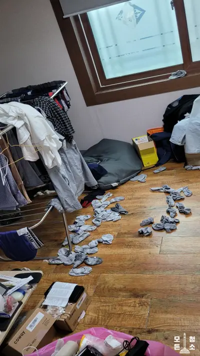 울산동구 원룸청소 거주청소 현대판 우렁각시 현장 사진